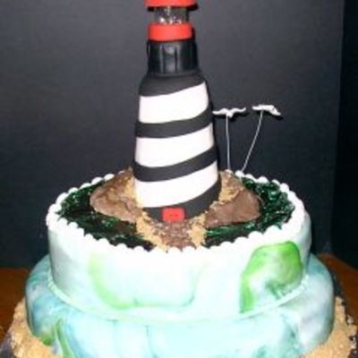 Lighthouse Cake
