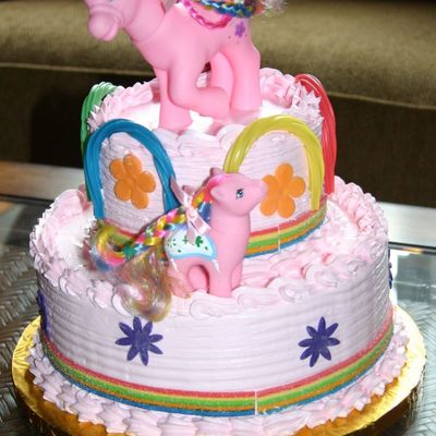 Rainbow Pony Cake