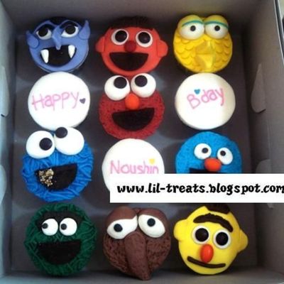Sesame Street Cupcakes