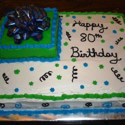 80Th Birthday Cake