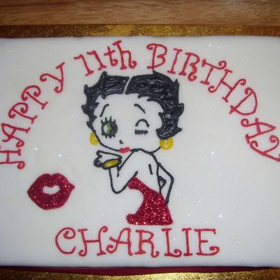 Betty Boop 11Th Birthday Cake