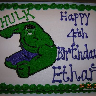 Hulk Cake