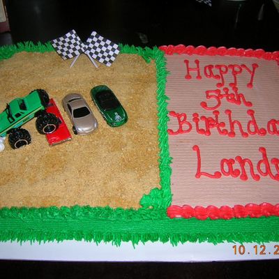 Monster Truck Cake