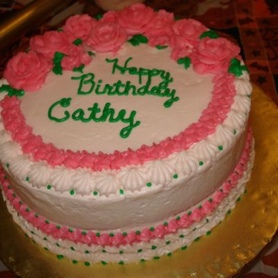 Pink B-Day Cake