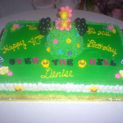 Tweety Bird Goes Over The Hill