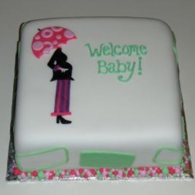 Mod Mom Theme Baby Shower