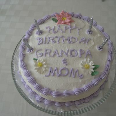 A Flower Birthday Cake