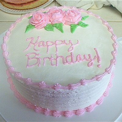 Happy Birthday With Pink Roses!