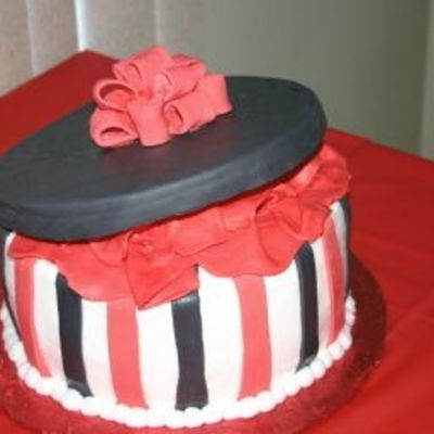 Hat Box Cake