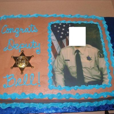 Sheriff's Graduation Cake