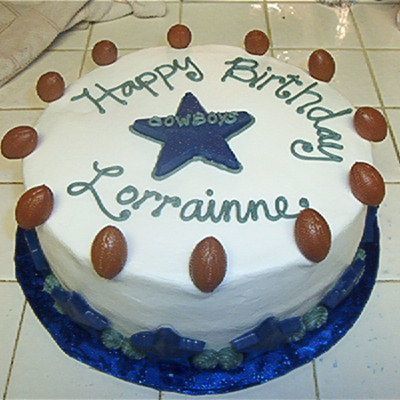 Dallas Cowboy Birthday Cake!