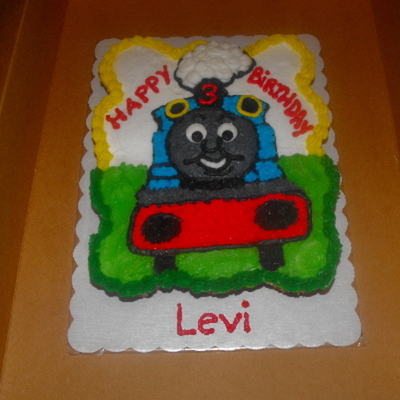 Thomas The Train Cupcake Birthday Cake