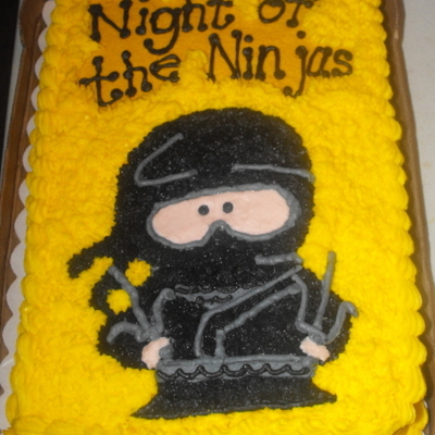 Night Of The Ninjas Cake