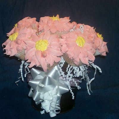 Flowers In The Morning Cupcake Bouquet