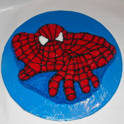Spiderman Birthday Cake For Johnny