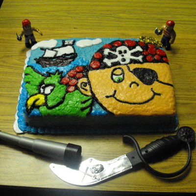 Pirates Past Noon Cake