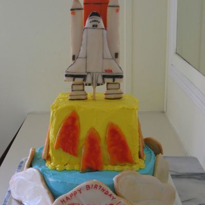 Space Shuttle Blast Off