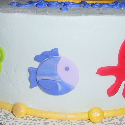 Baby Shower Fondant Figures - Close Up