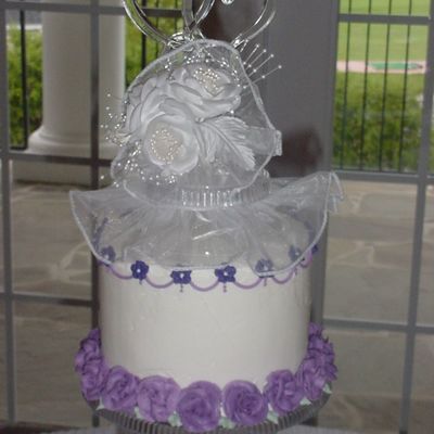 Purple Flowers Top Tier