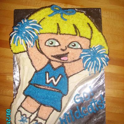 Cheerleader Cake