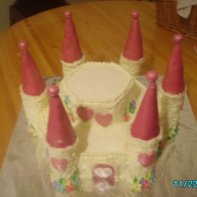 Princess Castle Cake