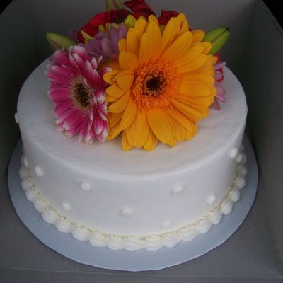 Polka Dot Birthday Cake