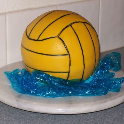 Water Polo Ball Cake