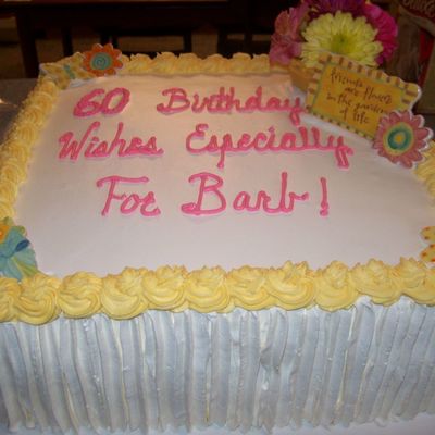 Square Birthday Cake