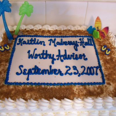 Beach Celebration Cake