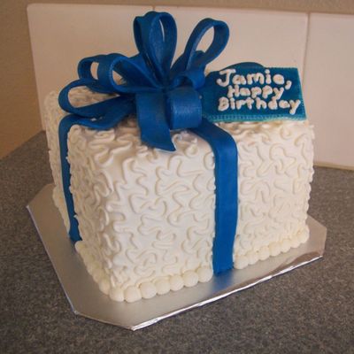 Wrapped Package With Bow