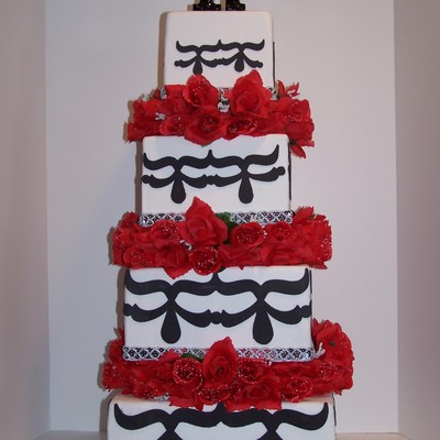 4 Tier Square With Spacers