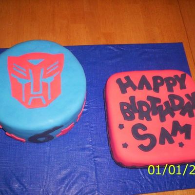 Transformers Cake