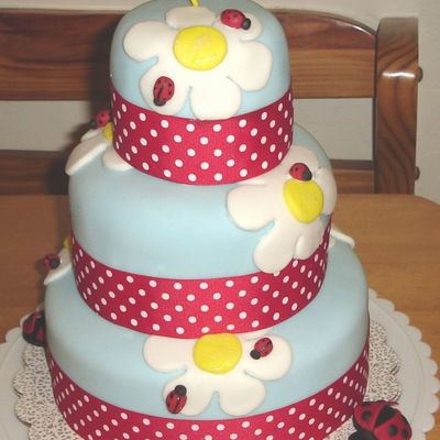Ladybug Cake