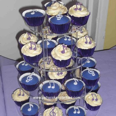 Musical Notes Cupcakes