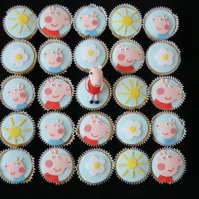 Peppa Pig Cupcakes
