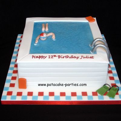Swimming Pool Cake