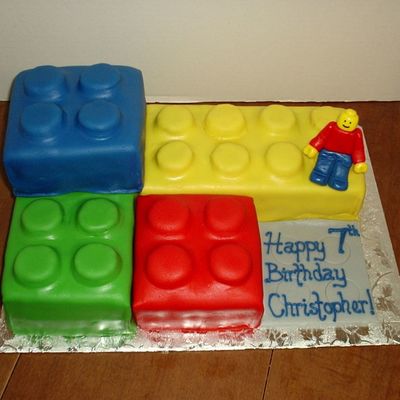 Lego Birthday Cake