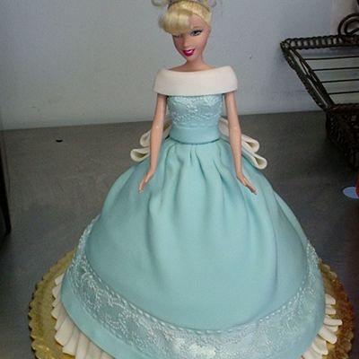Cinderella Barbie Cake