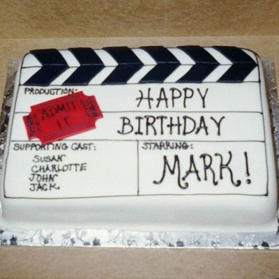 Movie Themed Birthday Cake