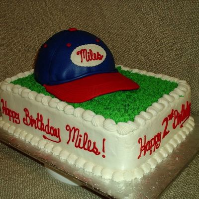 Baseball Cap Cake