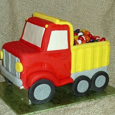 Wilton Dump Truck Birthday Cake