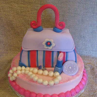 Pink Purse Cake