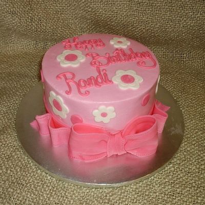 Pink Birthday Cake