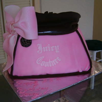 Juicy Couture Purse Cake