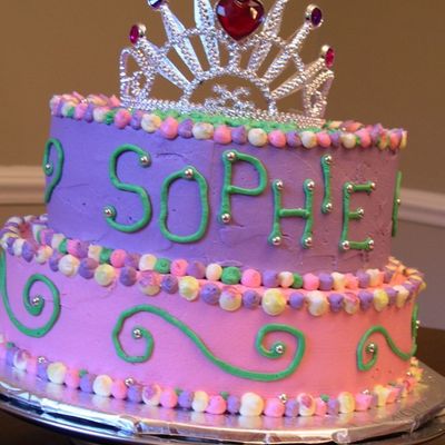 Princess First Birthday Cake