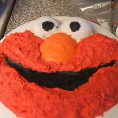 Elmo Cake