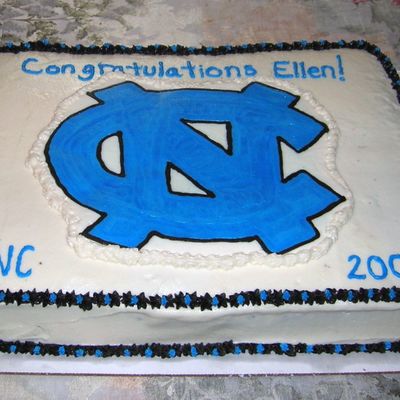 Unc Graduation Cake