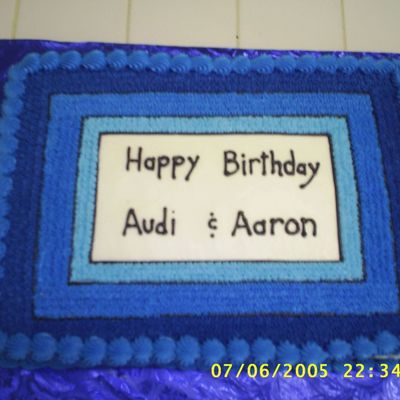 Birthday Cake For 13 Year Old Twin Boys