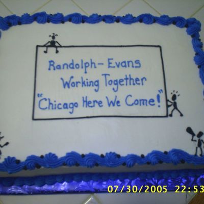 Cake Made For Family Reunion Planning Committee