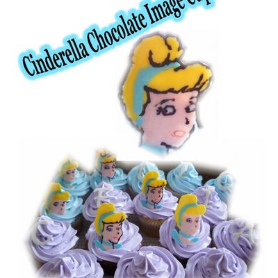 Chocolate Image Cinderella Cupcakes